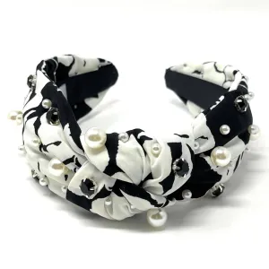 Emma Jeweled Knotted Headband