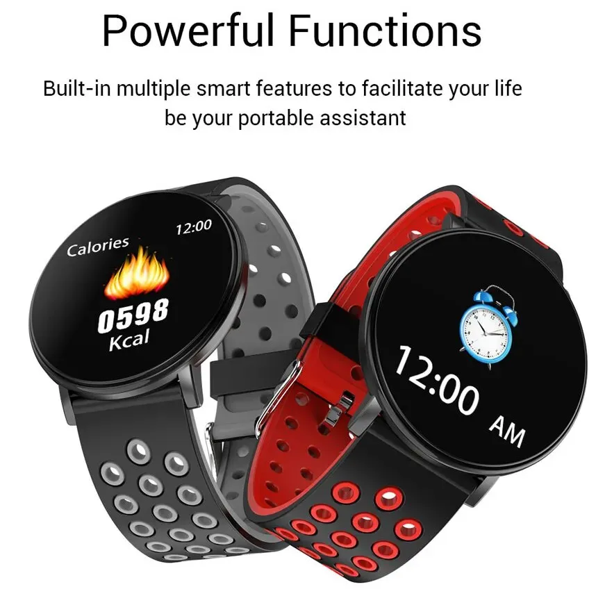 119 Plus Smart Watch & Fitness Tracker (with HR & BP Tracker, Call & MSG Alerts, IPS HD Screen)