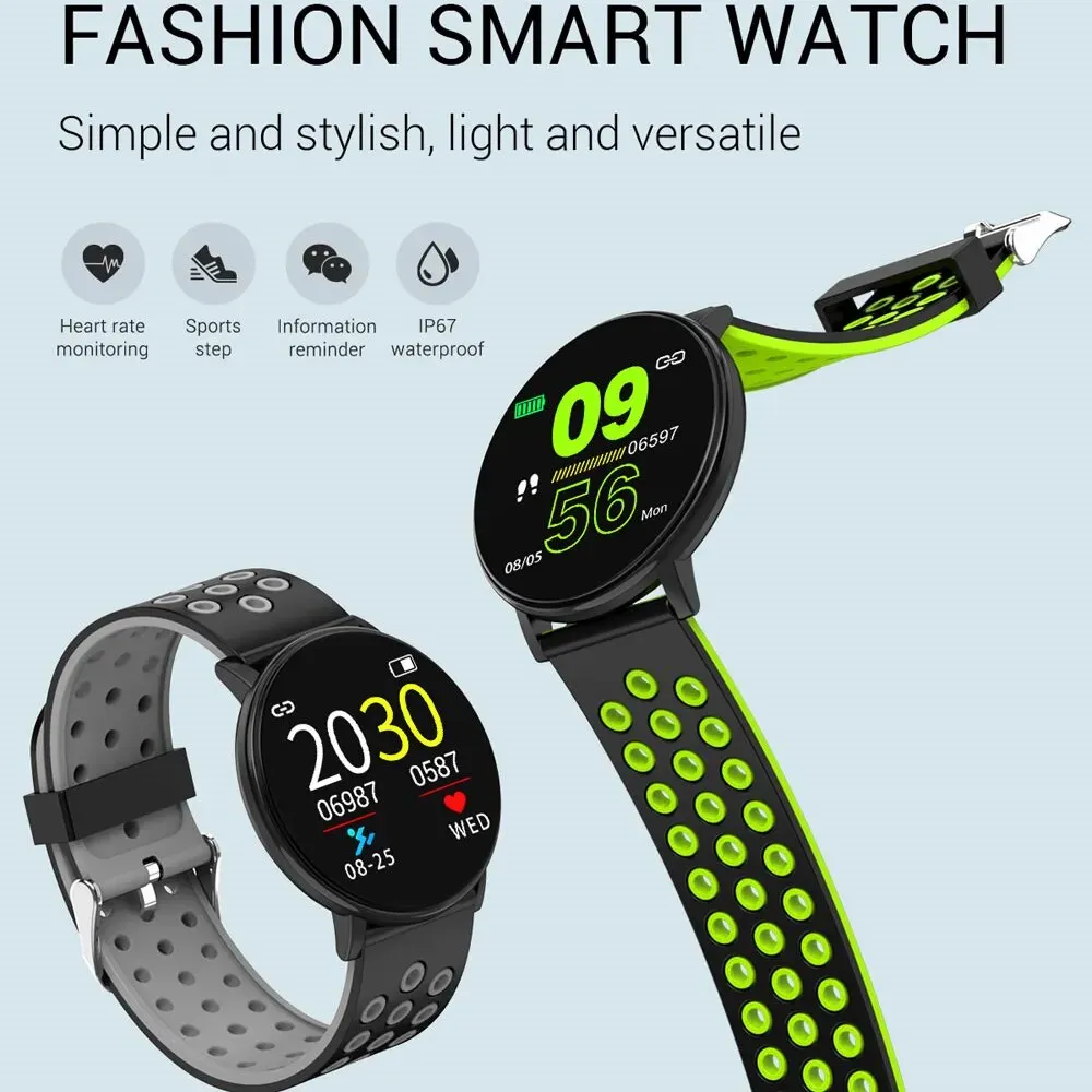 119 Plus Smart Watch & Fitness Tracker (with HR & BP Tracker, Call & MSG Alerts, IPS HD Screen)