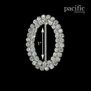 2-Row Oval Rhinestone Slider : 230035