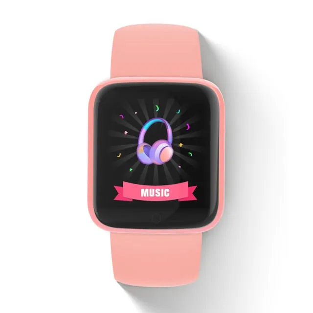 2021 Macaron Y68S Smart Watch (BP, HR & Blood Oxygen)