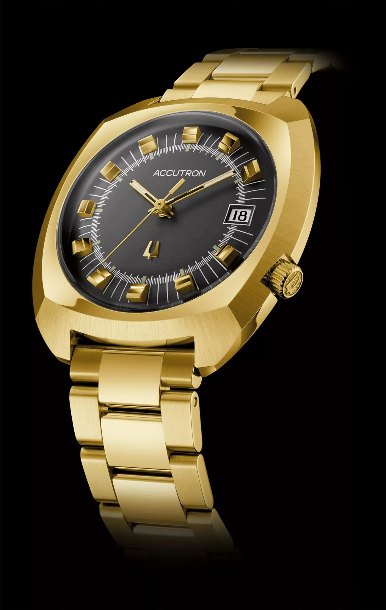 Accutron Legacy Automatic Gold Tone "261" 1971 Watch 38.5mm Limited