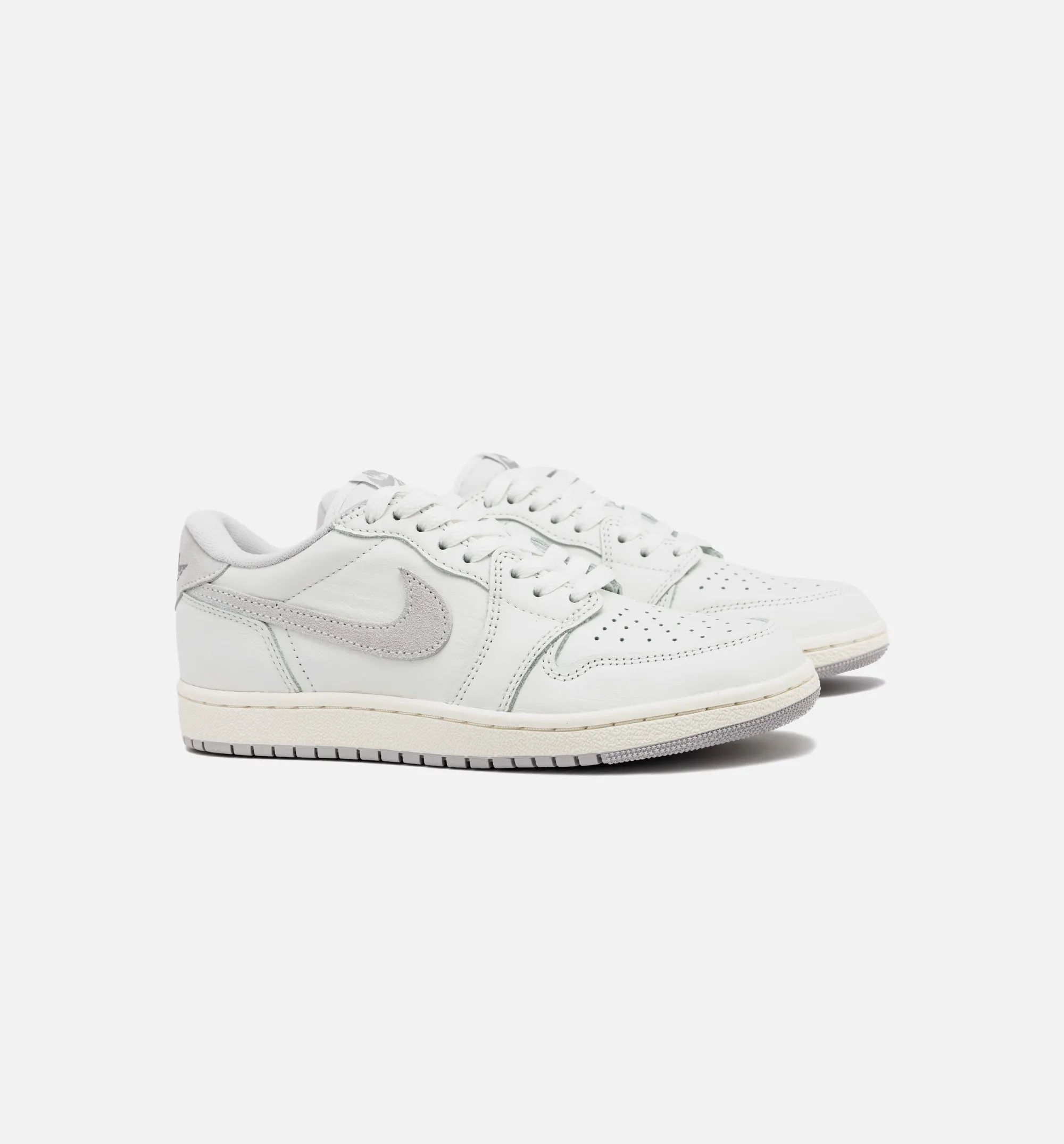 Air Jordan 1 Low 85 Neutral Grey Mens Lifestyle Shoe -Summit White/Light Smoke Grey/Neutral Grey/Sail Free Shipping