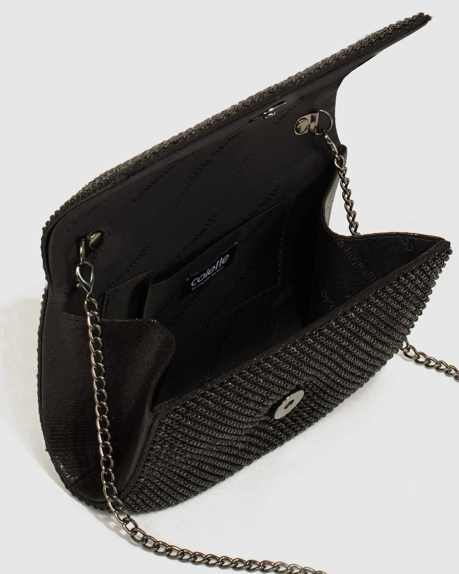 Black Kira Evening Clutch