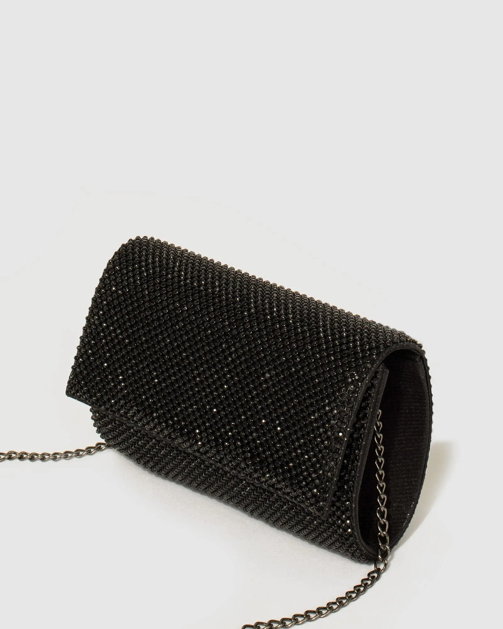 Black Kira Evening Clutch