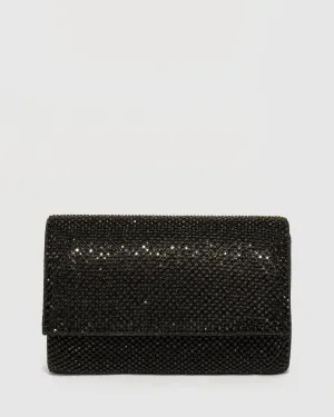 Black Kira Evening Clutch