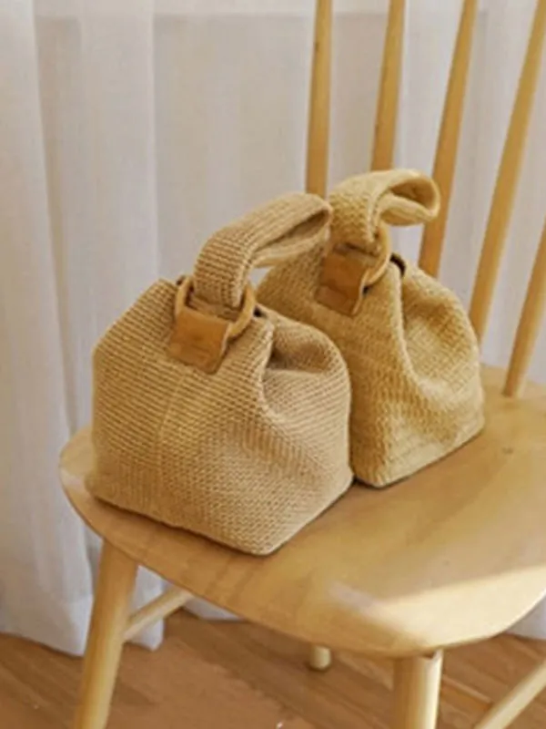 Casual Simple Weave Handbag