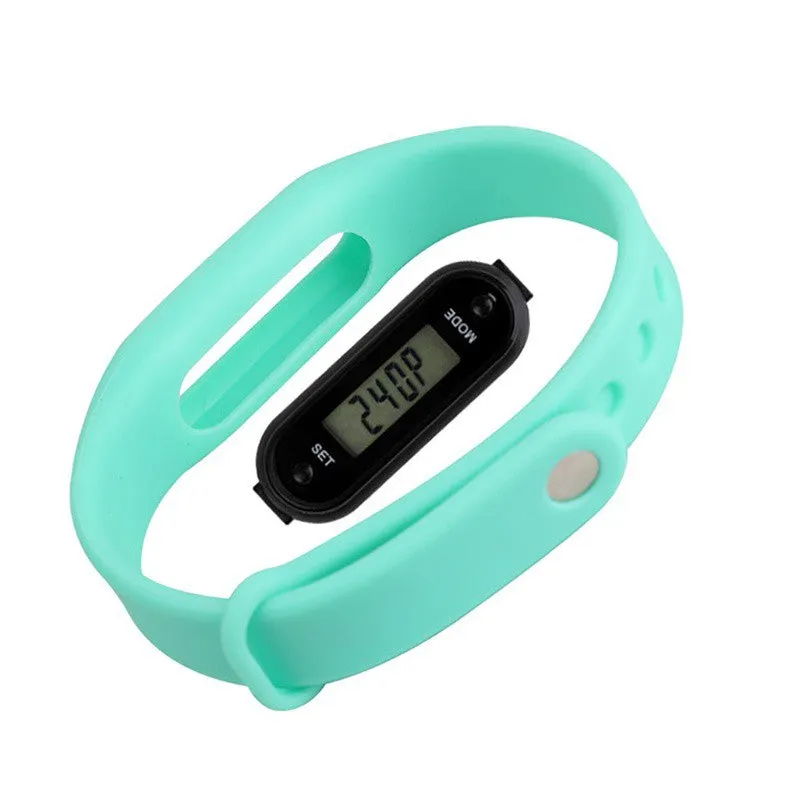 Digital LCD Wrist Band with Pedometer for Running, Walking and Jogging (for Kids and Adults)