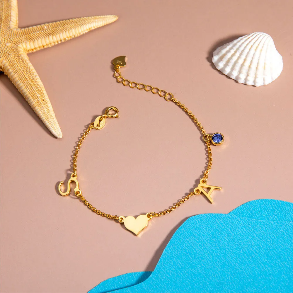 Easy As ABC Anklet