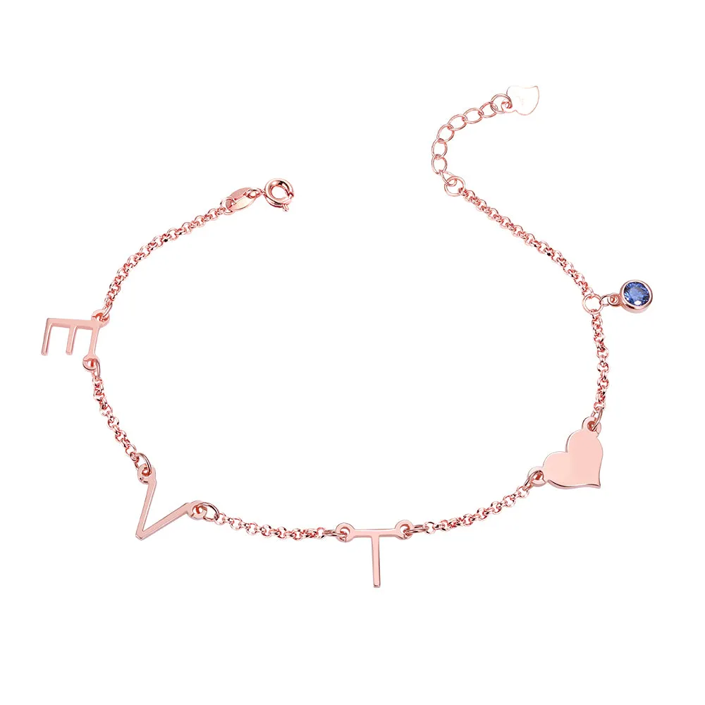 Easy As ABC Anklet