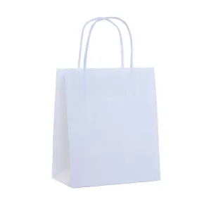 Gift Bag - White - 10pc