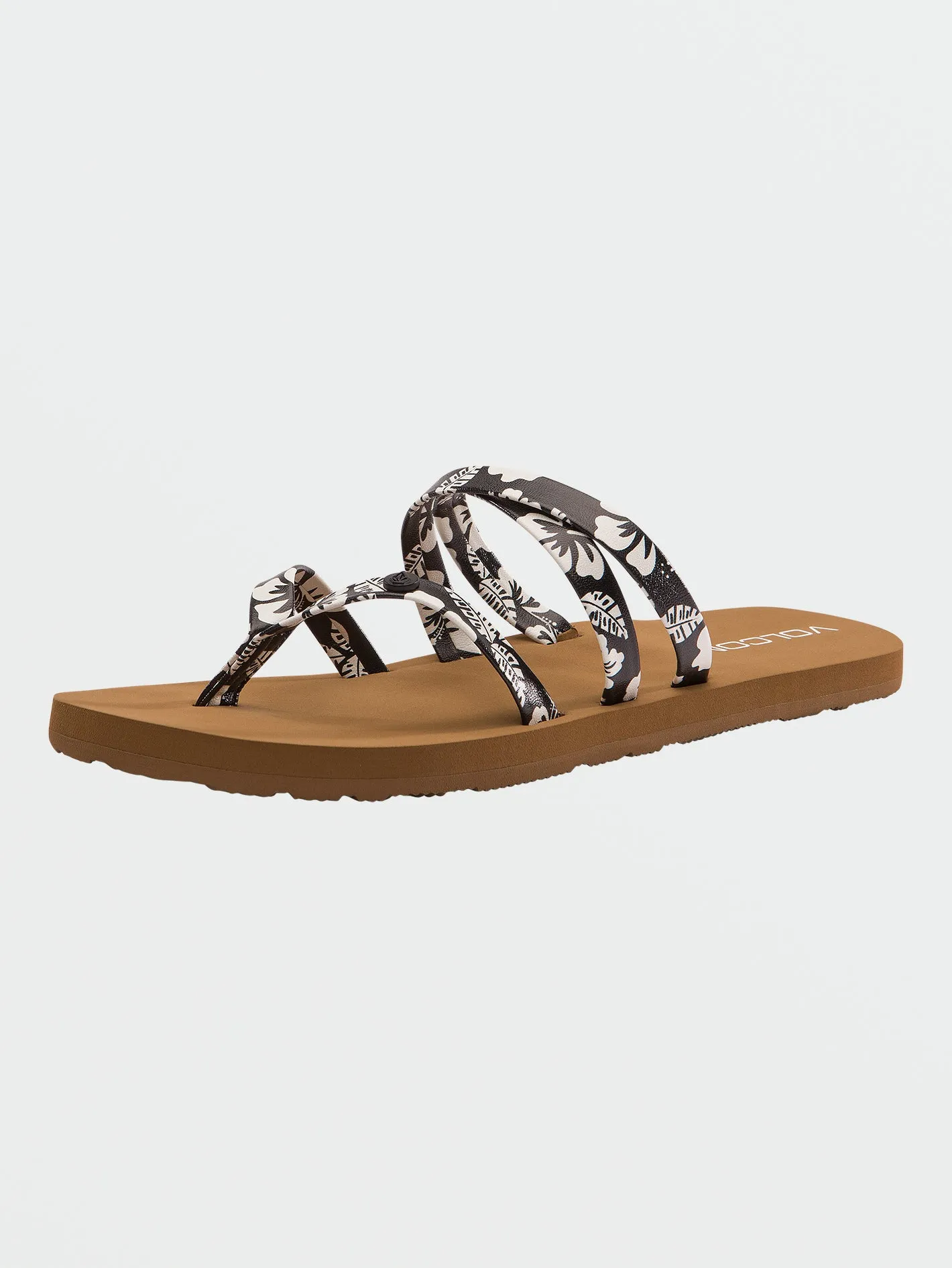 Girls Easy Breezy Sandals - Black White