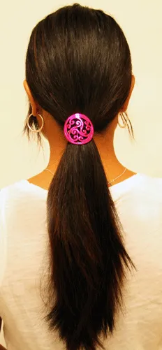 Hair Hook Celtic - Pink,  Ponytail Holder