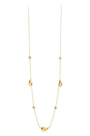 Halcyon Long Necklace - Gold