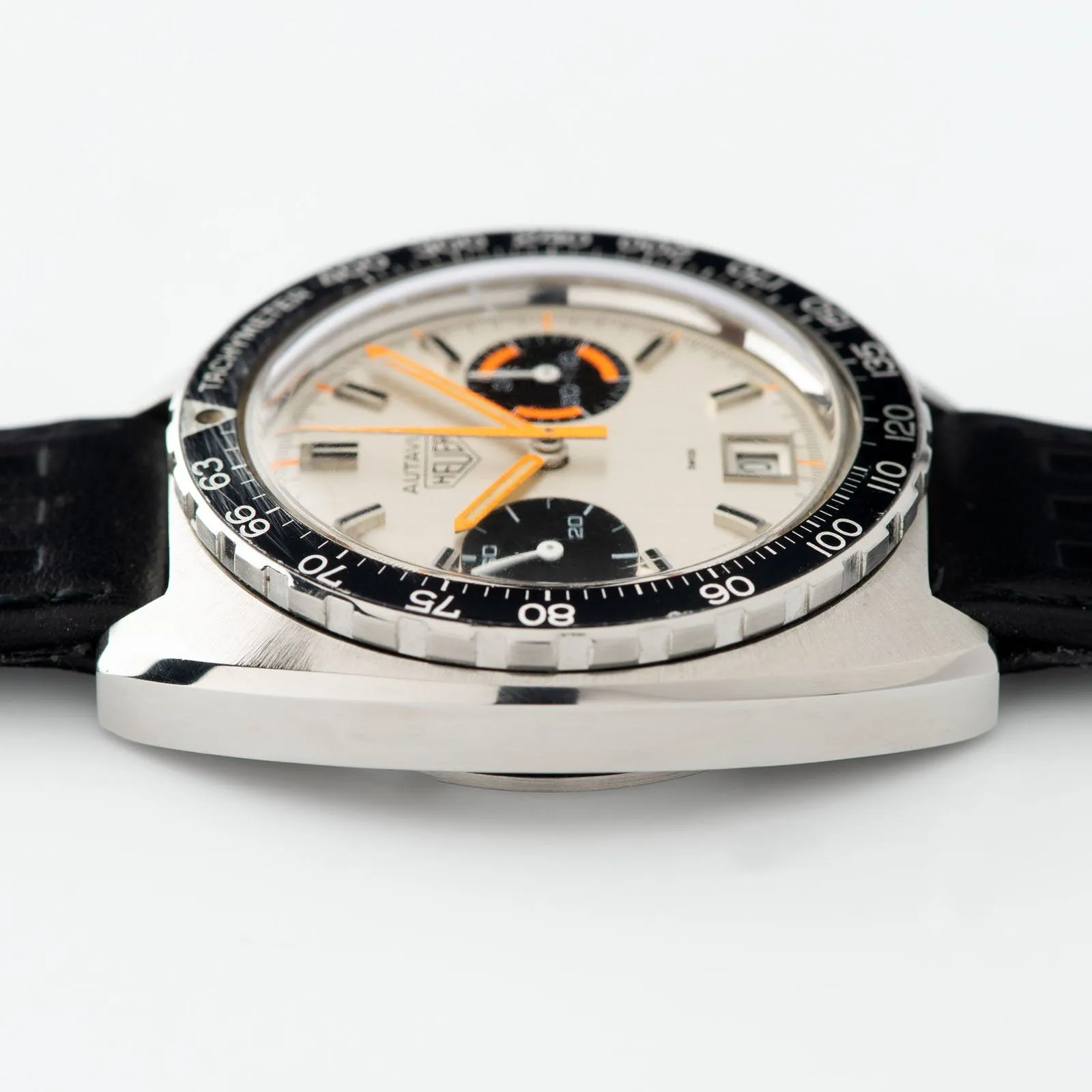 Heuer Autavia Rare Silver Dial Reference 73463