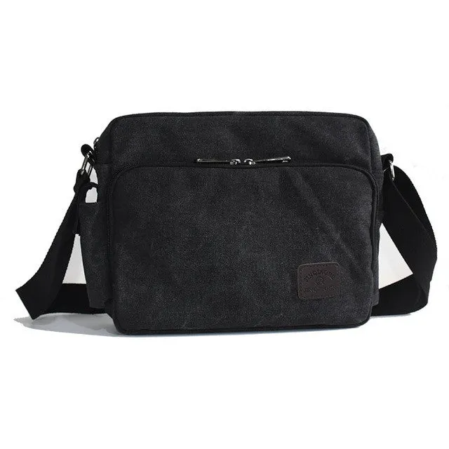 High Quality Men Canvas Bag Casual Travel Men's Crossbody Bag Luxury Men Messenger Bags