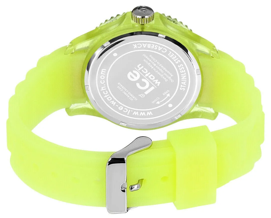 Ice-Watch Ice-Glow Polyamide & Silicon Womens Yellow Watch GL.GY.S.S.11