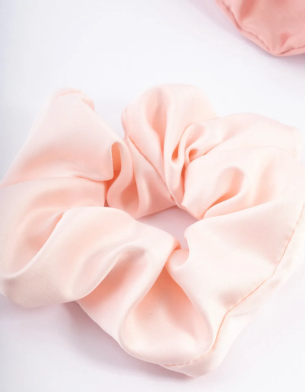 Light Satin Hair Scrunchie Pack