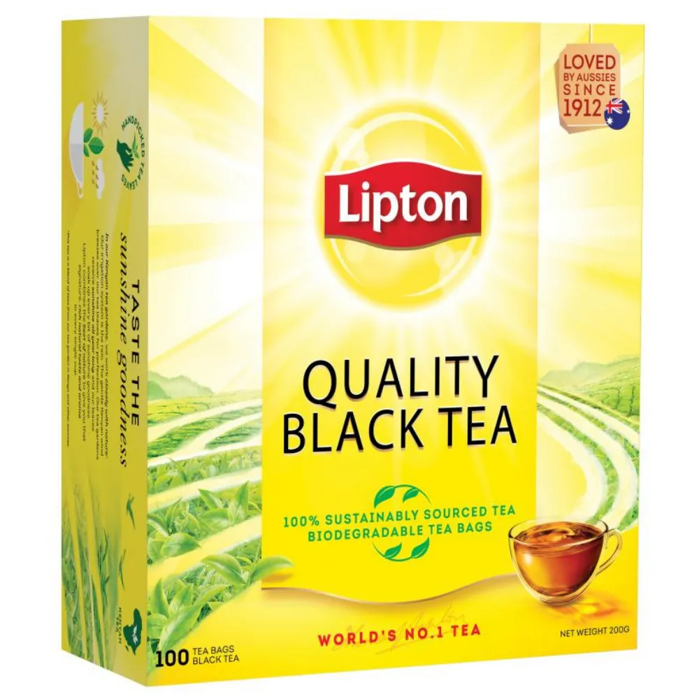 Lipton Quality Black Tea Bags 100 pack