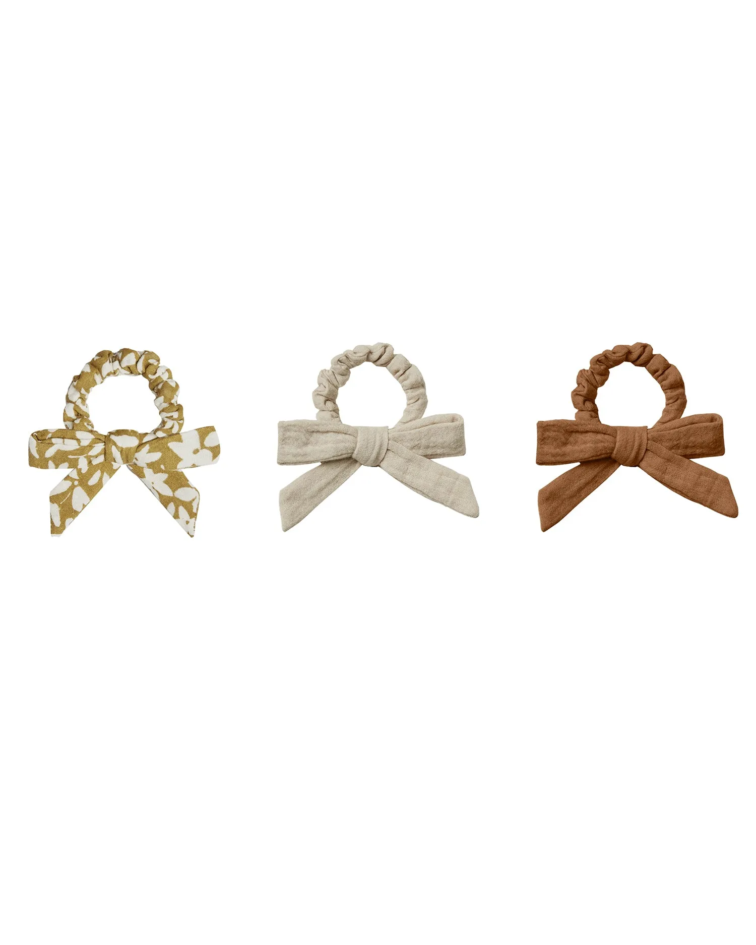 Little Bow Scrunchies – Assorted Set of Three Bows