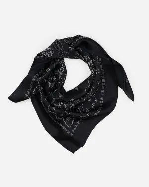 Manner Market - The Western Silk Bandana in Black