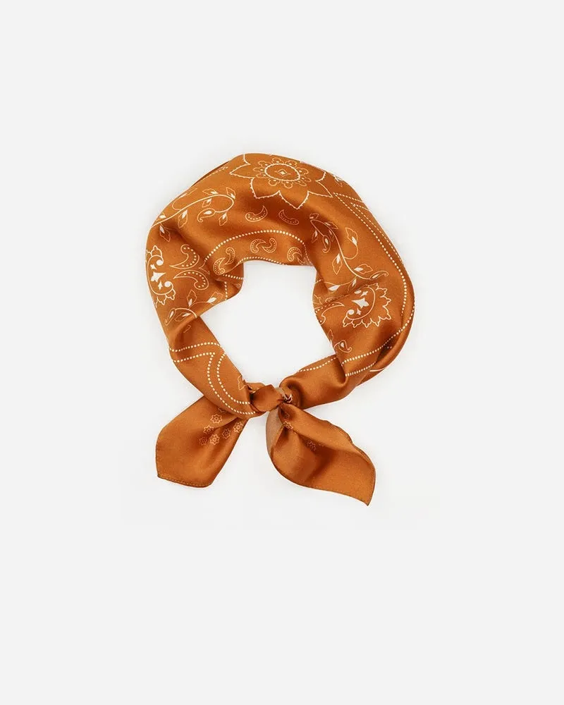 Manner Market - The Western Silk Bandana in Sienna