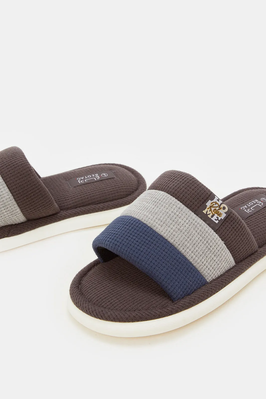 Men Assorted Open Toe Slipper