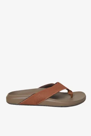 Men Tan Toe Post Sandal