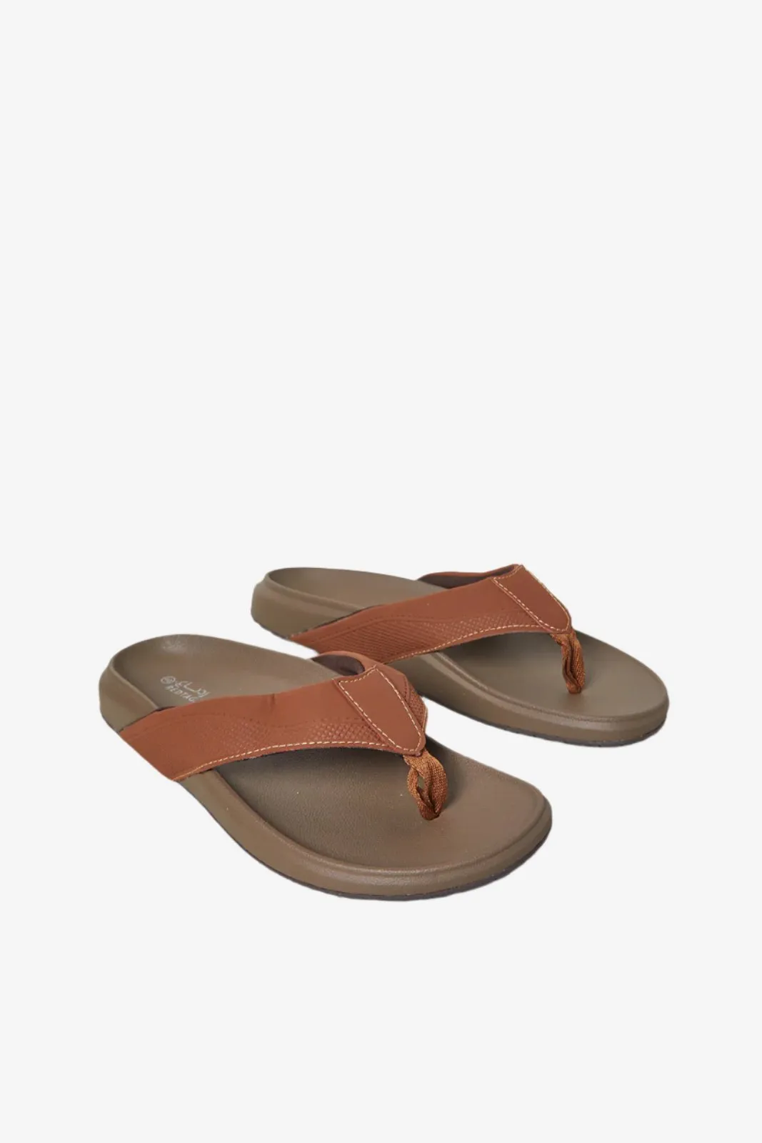 Men Tan Toe Post Sandal