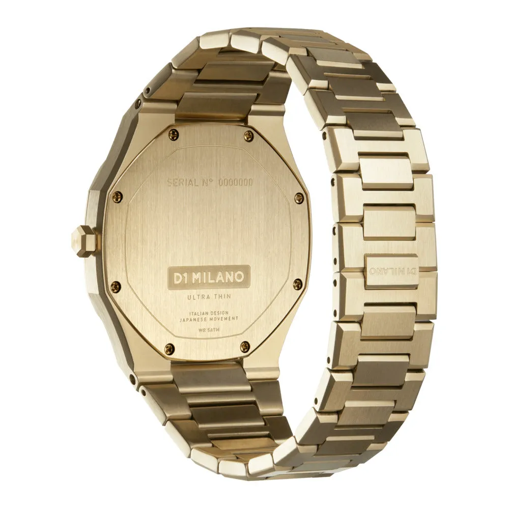 Men Ultra Thin Gold 40mm Watch