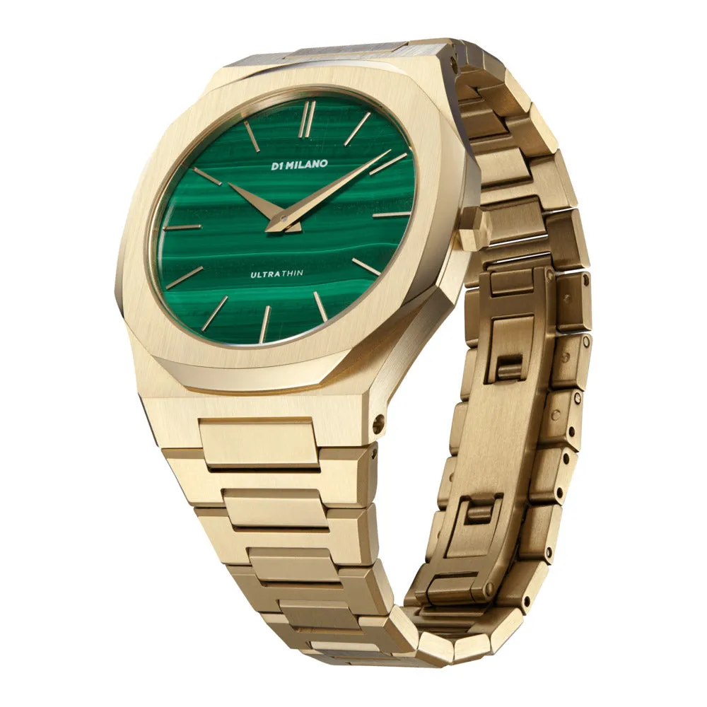 Men Ultra Thin Gold 40mm Watch