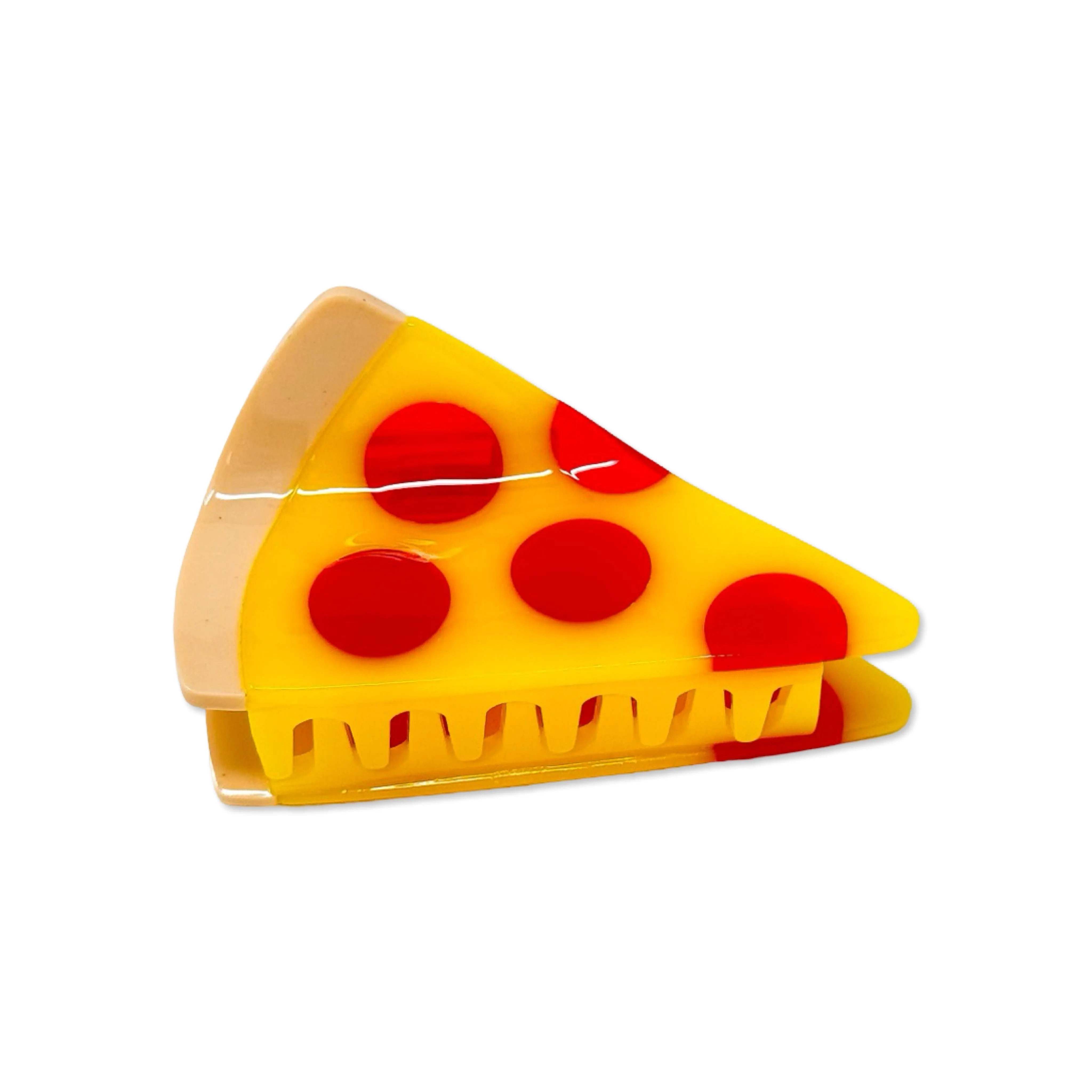 Midi Pizza Hair Claw Clip