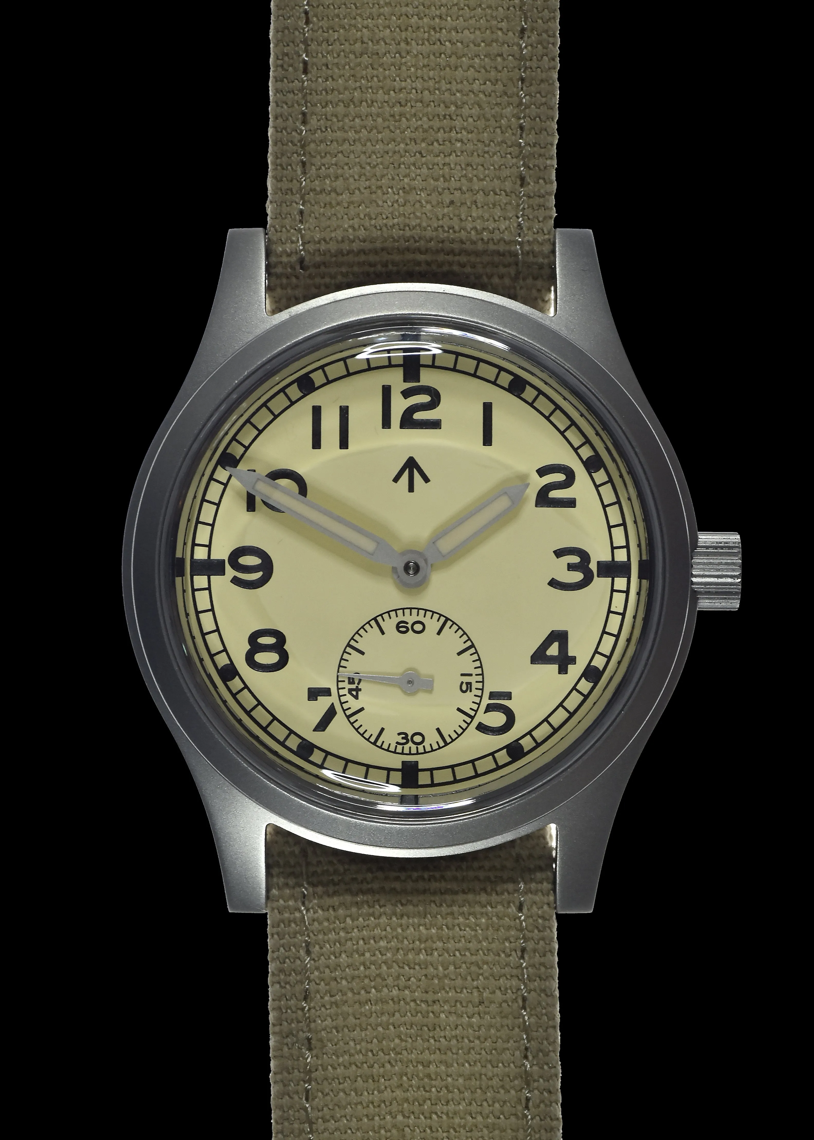 MWC WWII Pattern "ATP" Watch with Cream Dial and 21 Jewel Self Winding Automatic Movement