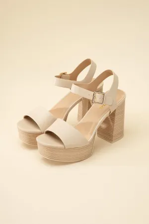 Options Ankle Strap Heels