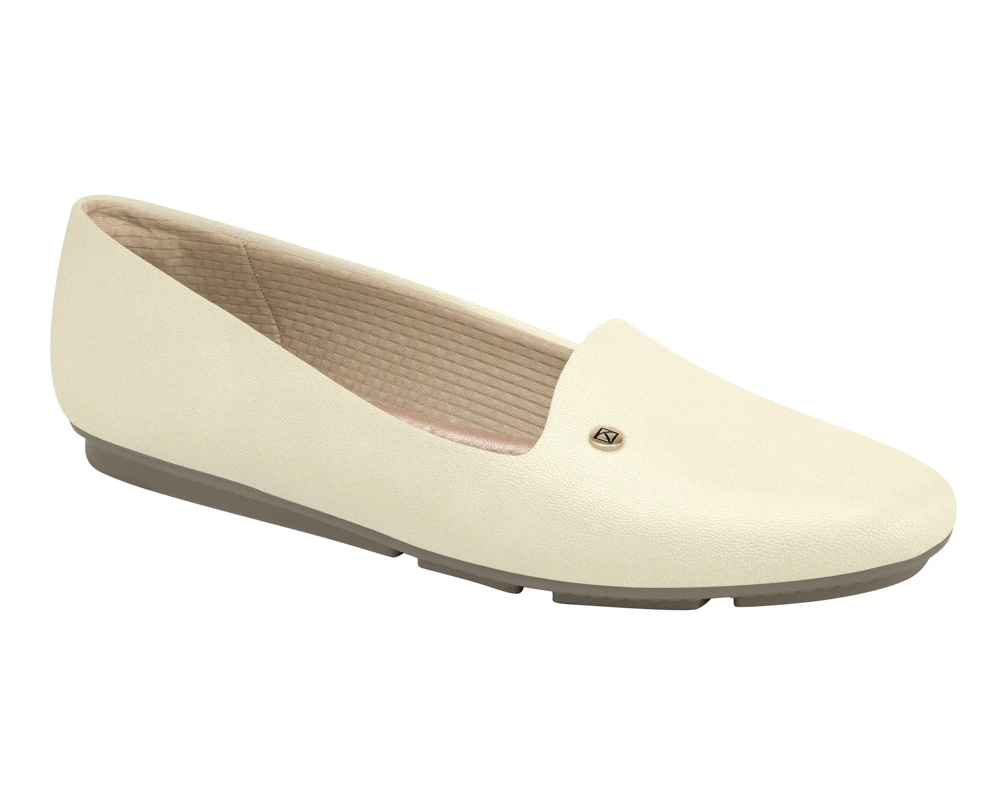 Piccadilly Ref: 122007-20 Moccassin Flat - Enjoy Elegant Comfort with Soft Off-White Travel Footwear