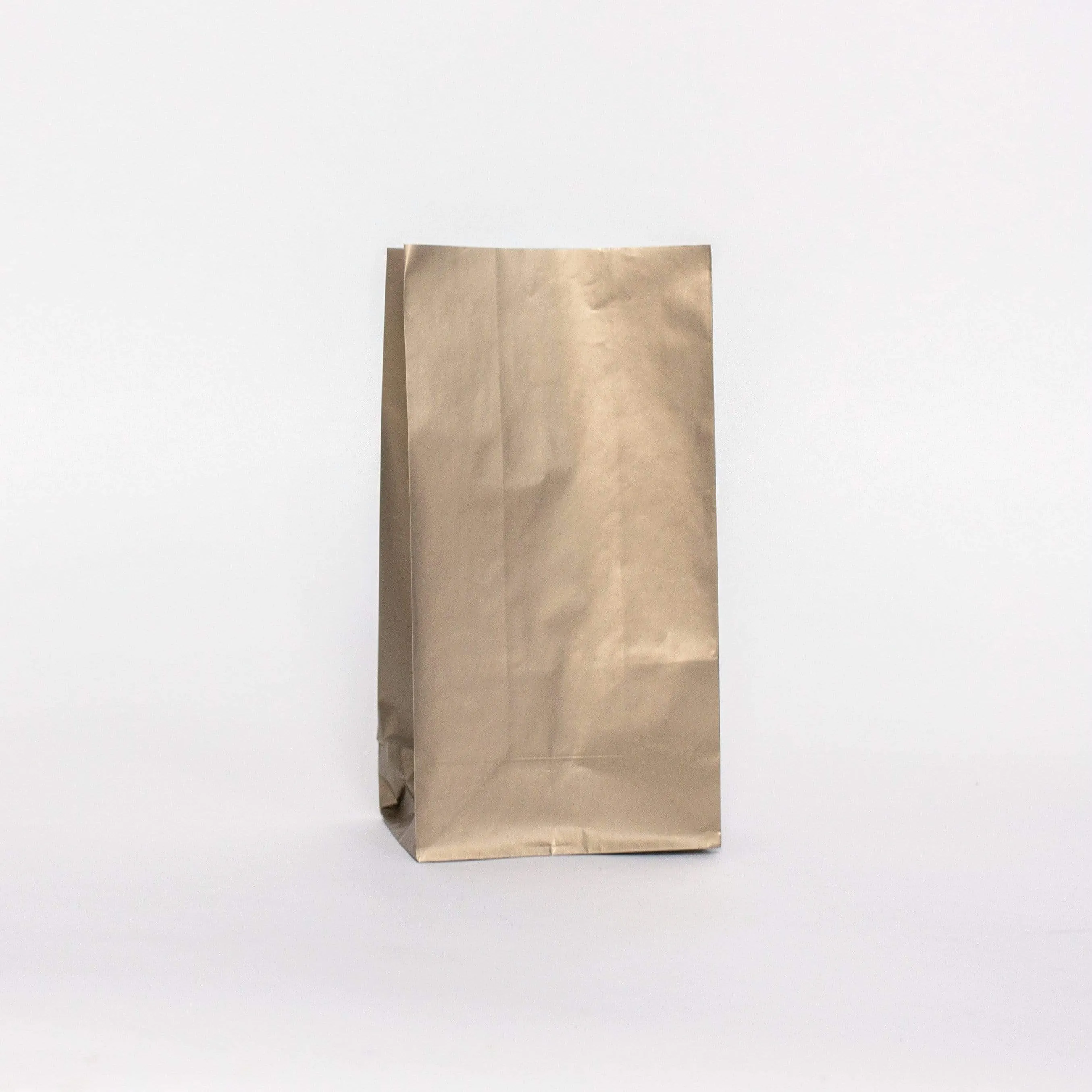 Plain Party Bags Gold (10 Pack)