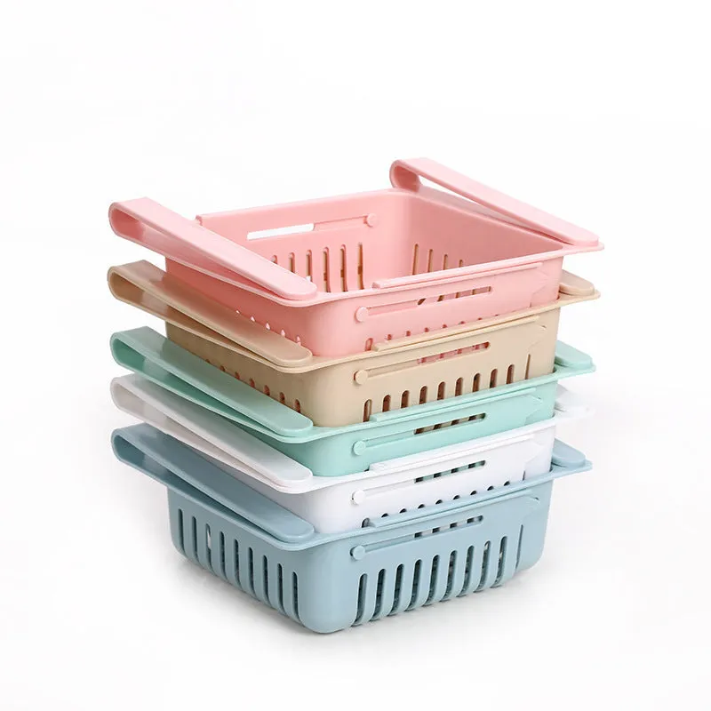 Refrigerator Drawer Storage Basket - Different Colors