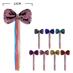 Sequin Hair Bow 26385D (12 units)