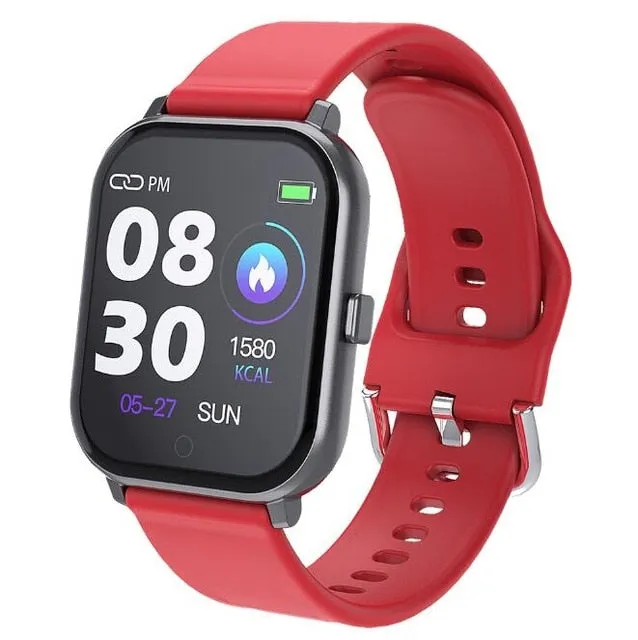 T55 Smart Watch with Heart Rate and Blood Pressure Monitor, Chronograph, Pedometer and more