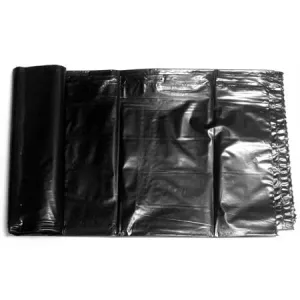 Trinity Black Low Density Poly Can Liners(43 x 47, Black)