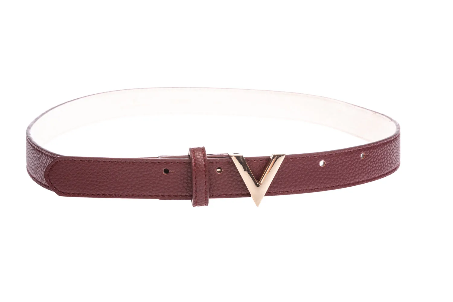 Valentino Bags Forever Belt in Bordeaux