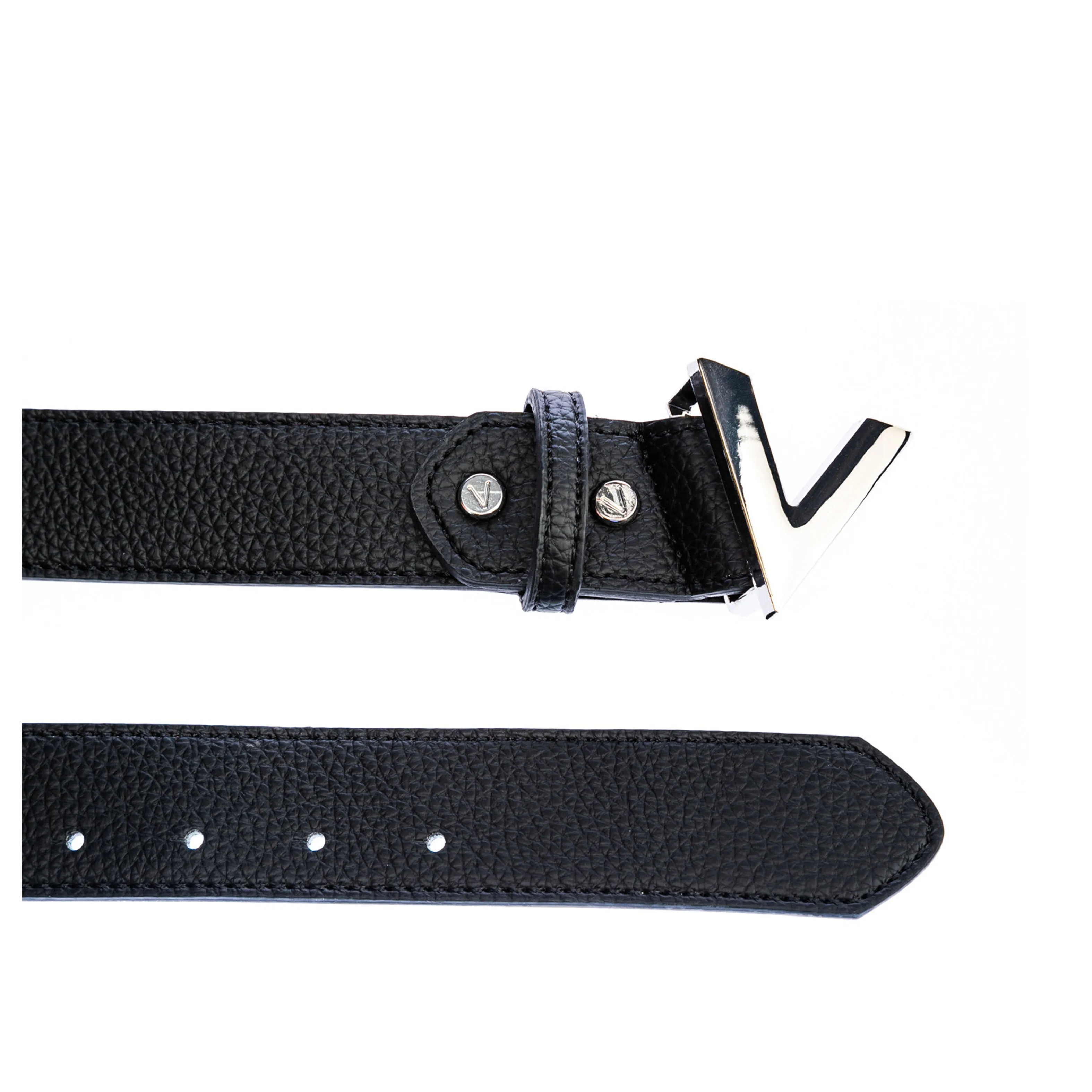 Valentino by Mario Valentino Forever Ladies Belt in Black