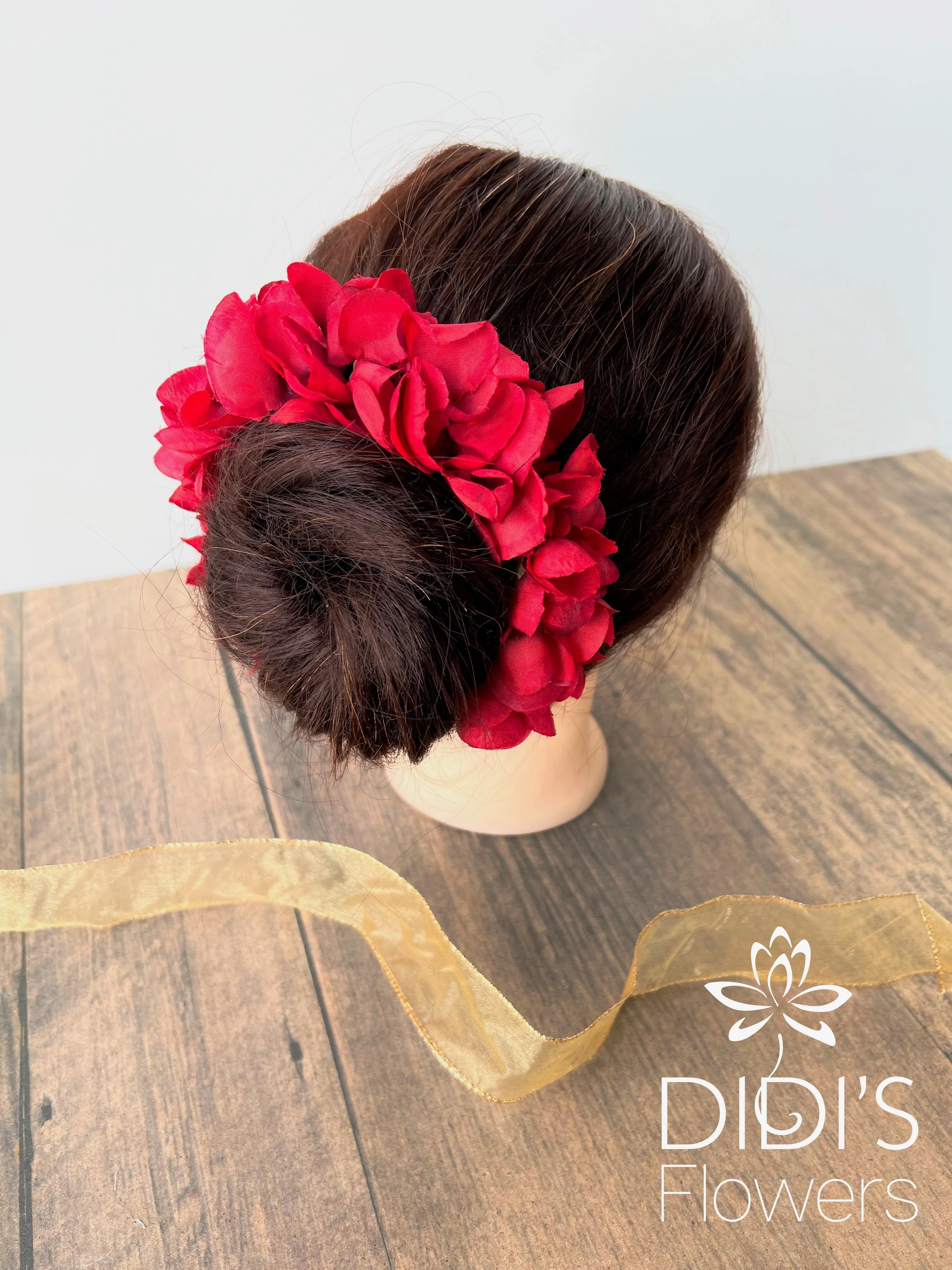 Wisteria Hairpiece Band - Red