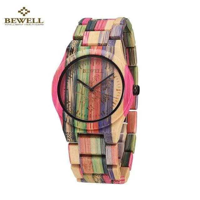 Women's Fashion Wooden WatchLuxury Brand Quartz Watch