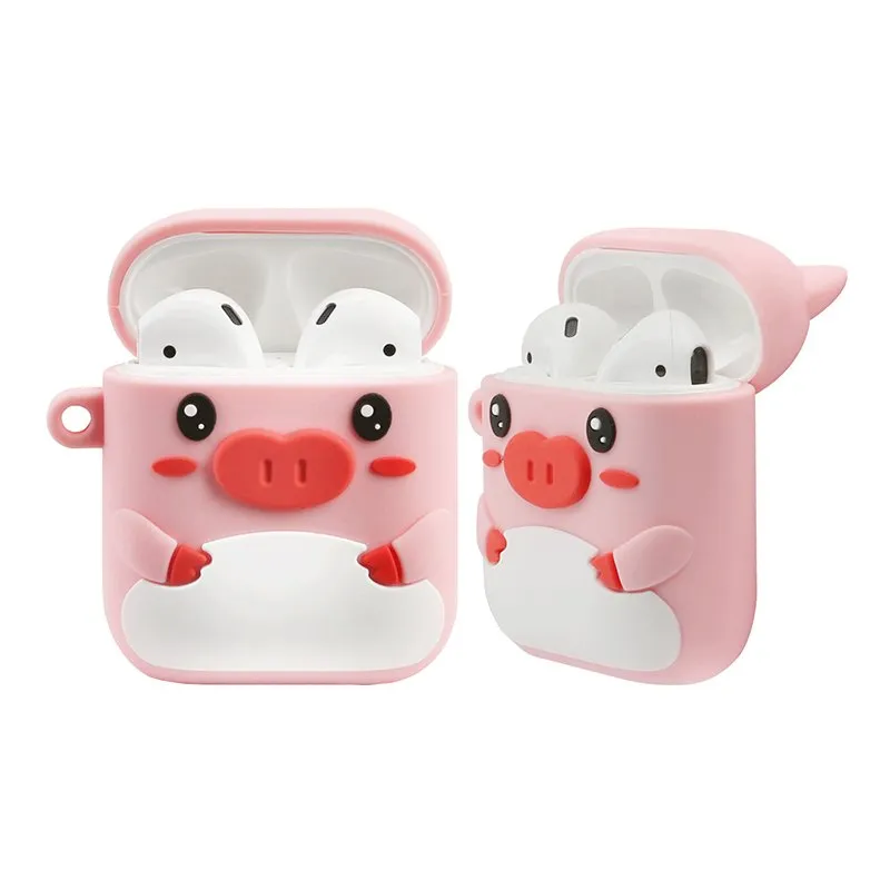 X-Doria Riki Piggy Shockproof Apple AirPods 2&1 Charging Case Cover