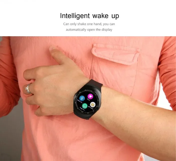 Y1 Android Smart Watch (Phone Calls, Push Messages and Passometer)